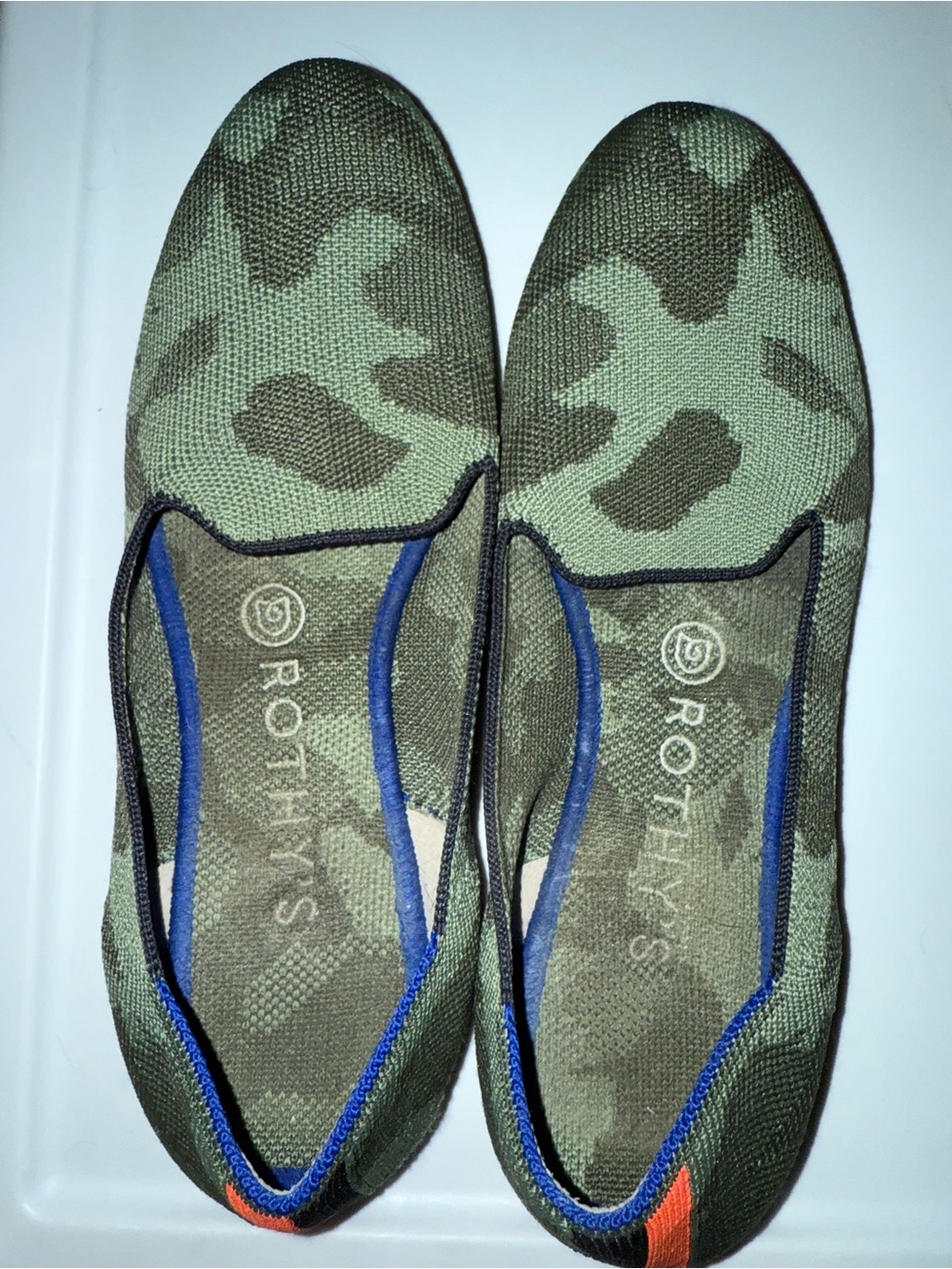 ROTHY'S Women's Camo Loafer Flats